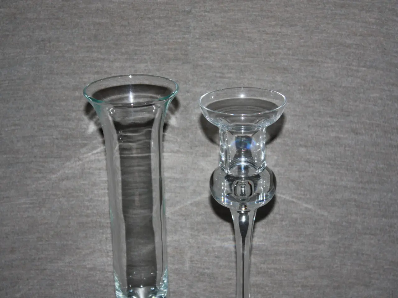 Billede 2 - Glasvase med en bobl 21 cm