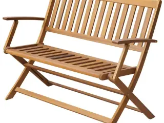 Havebænk 120 cm massivt akacietræ