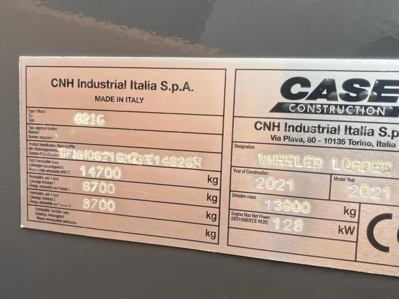 Billede 12 - Case 621G XR med langbom og CDC styrring samt centralsmørring