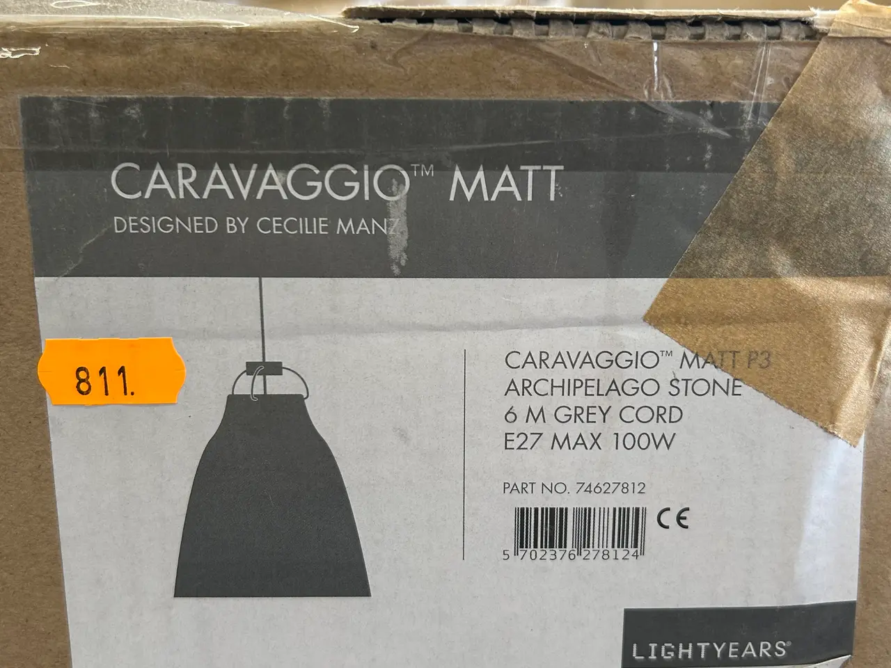 Billede 1 - Lampe FRITZ HANSEN Caravaggio