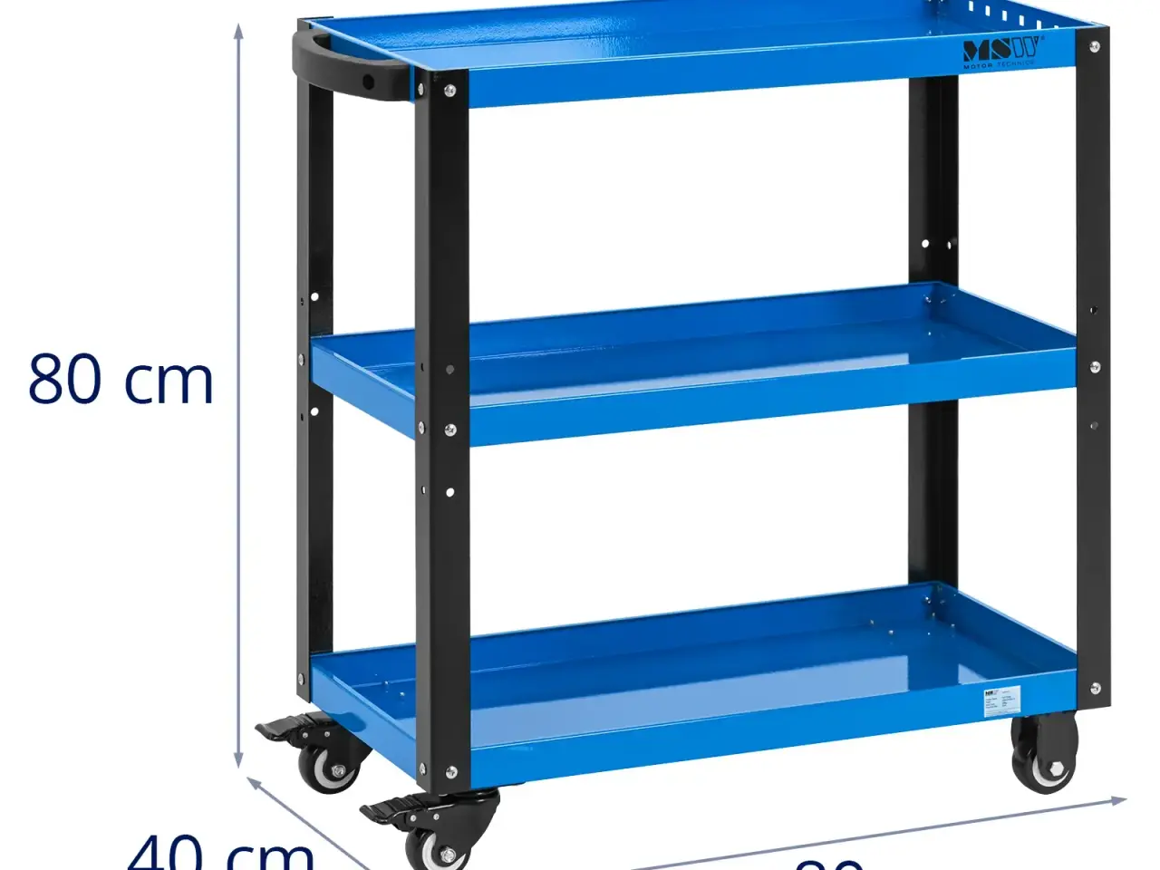 Billede 5 - Værktøjsvogn – stål – maks. 500 kg