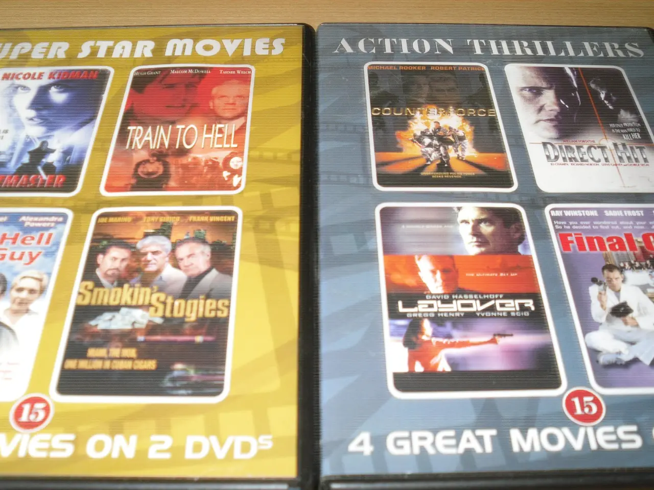 Billede 1 - ACTION THRILLERS. 4 stk i en BOX.
