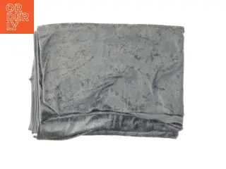 Grå velour dug (str. 156x110 cm)