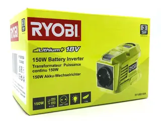 Batteriinverter 18V 150W - Ryobi ONE+ (uden batteri)