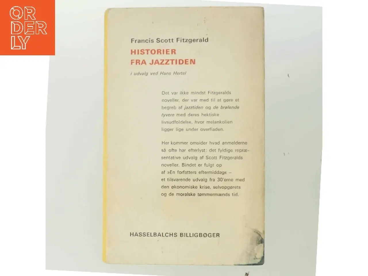 Billede 3 - Historier fra Jazztiden af F. Scott Fitzgerald (Bog)