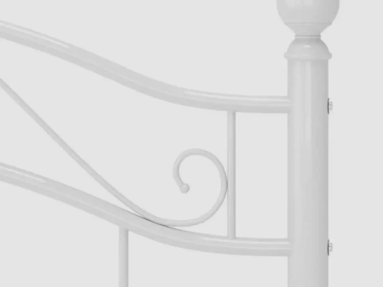 Billede 7 - (Fabriksny) Sengestel 90x200 cm metal hvid