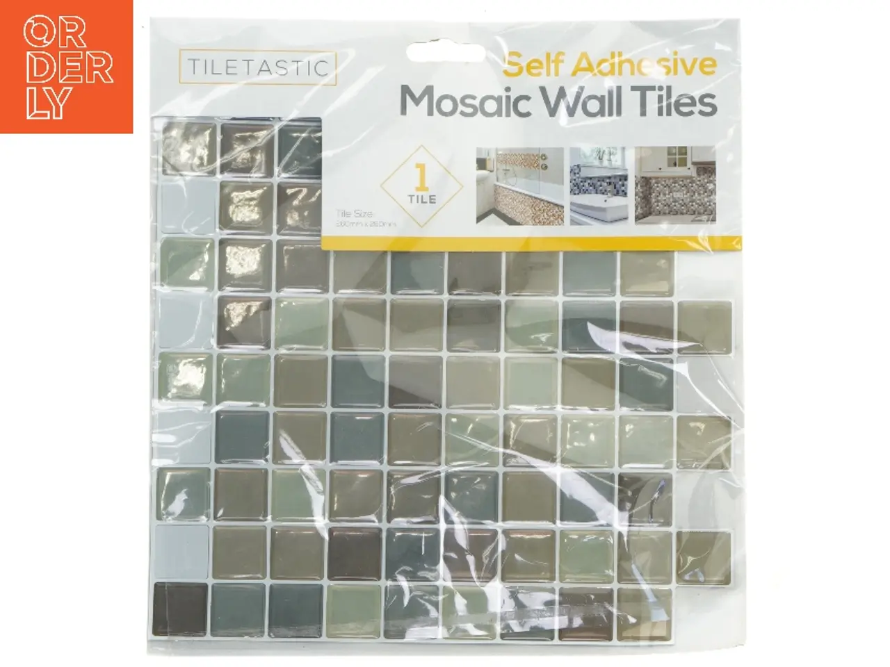 Billede 1 - Selvklæbende vinyl fliser fra Tiletastic (str. 26x28 cm)