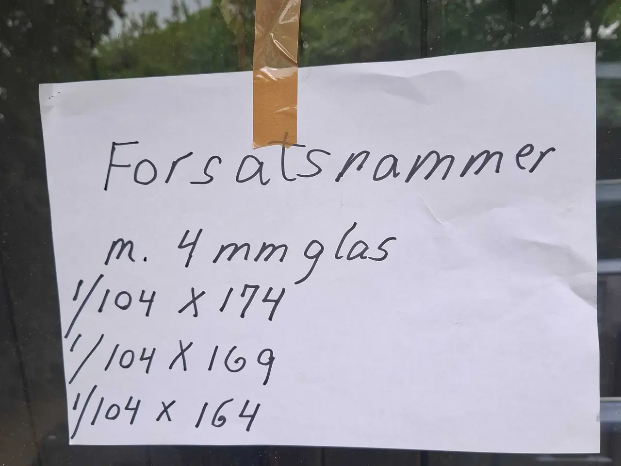 Billede 2 - Forsatsrammer med 4 mm glas