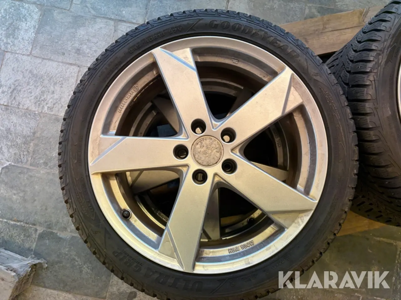 Billede 9 - Alufælge med vinterdæk Goodyear Ultra grip Audi TT - 4 styk