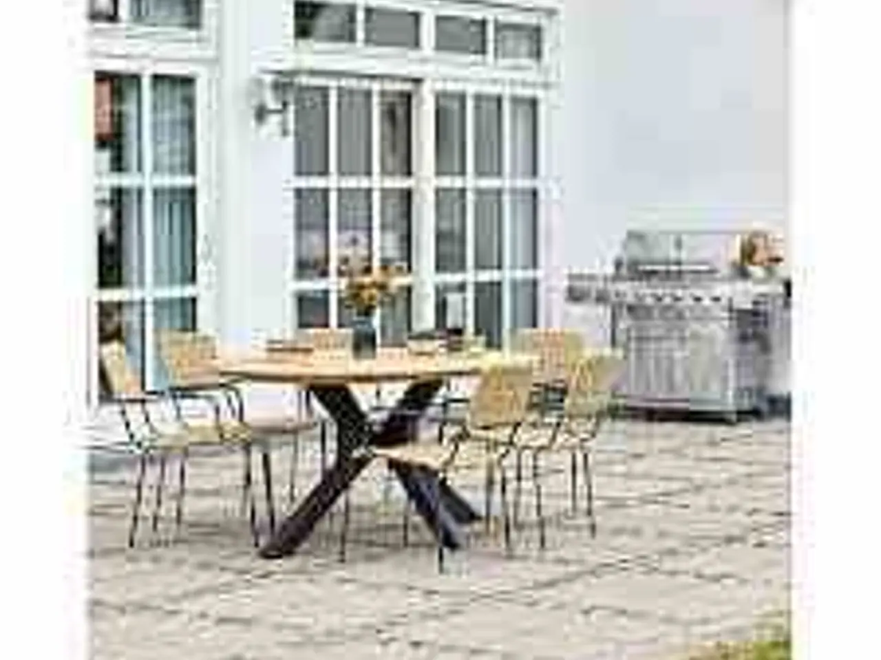 Billede 1 - Søvang havebord 110x180 cm Stål/akacietræ