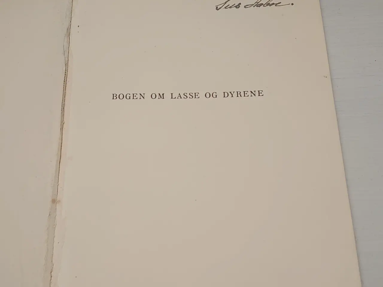 Billede 3 - Detleff Boolsen: Bogen om Lasse og Dyrene. 1941