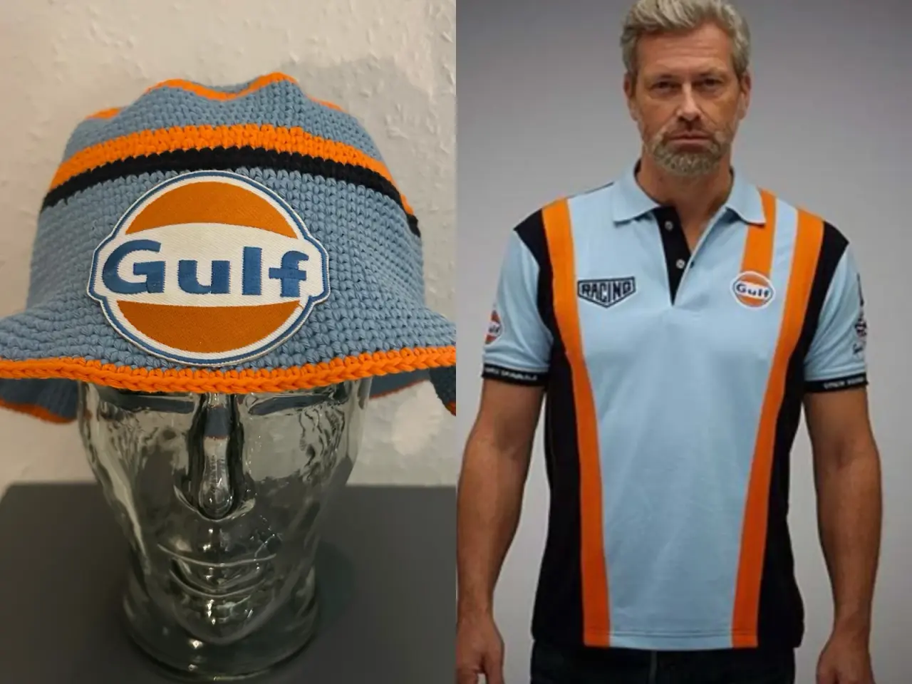 Billede 2 - Hæklet GULF bøllehat