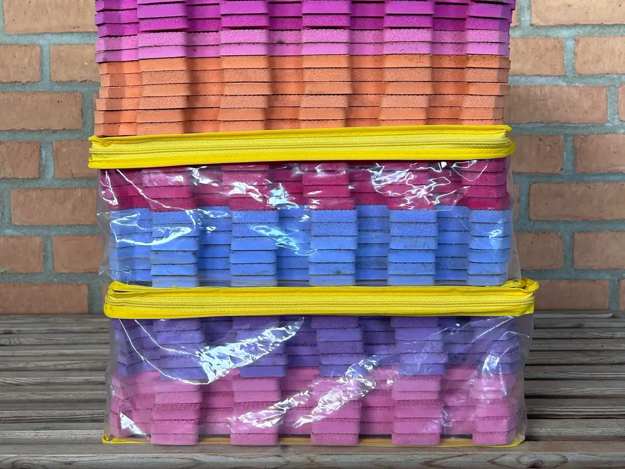 Billede 1 - Gulvbrikker i skum, 39 stk.