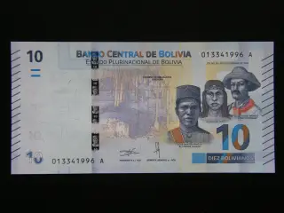 Bolivia 10 Bolivianos 2018 Unc.