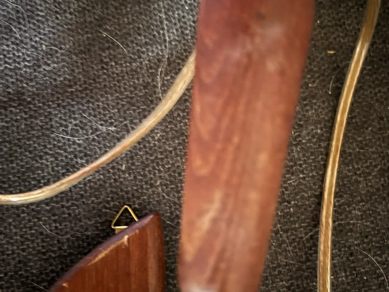 Billede 7 - Vintages teak og messing væglampe