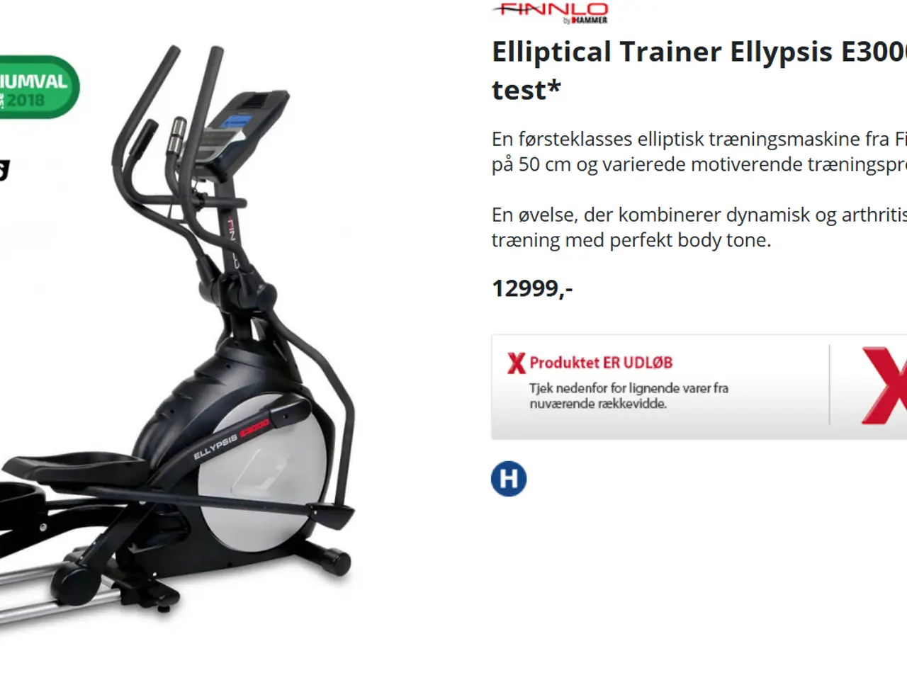 Billede 6 - Finnlo Ellypsis E3000 crosstrainer