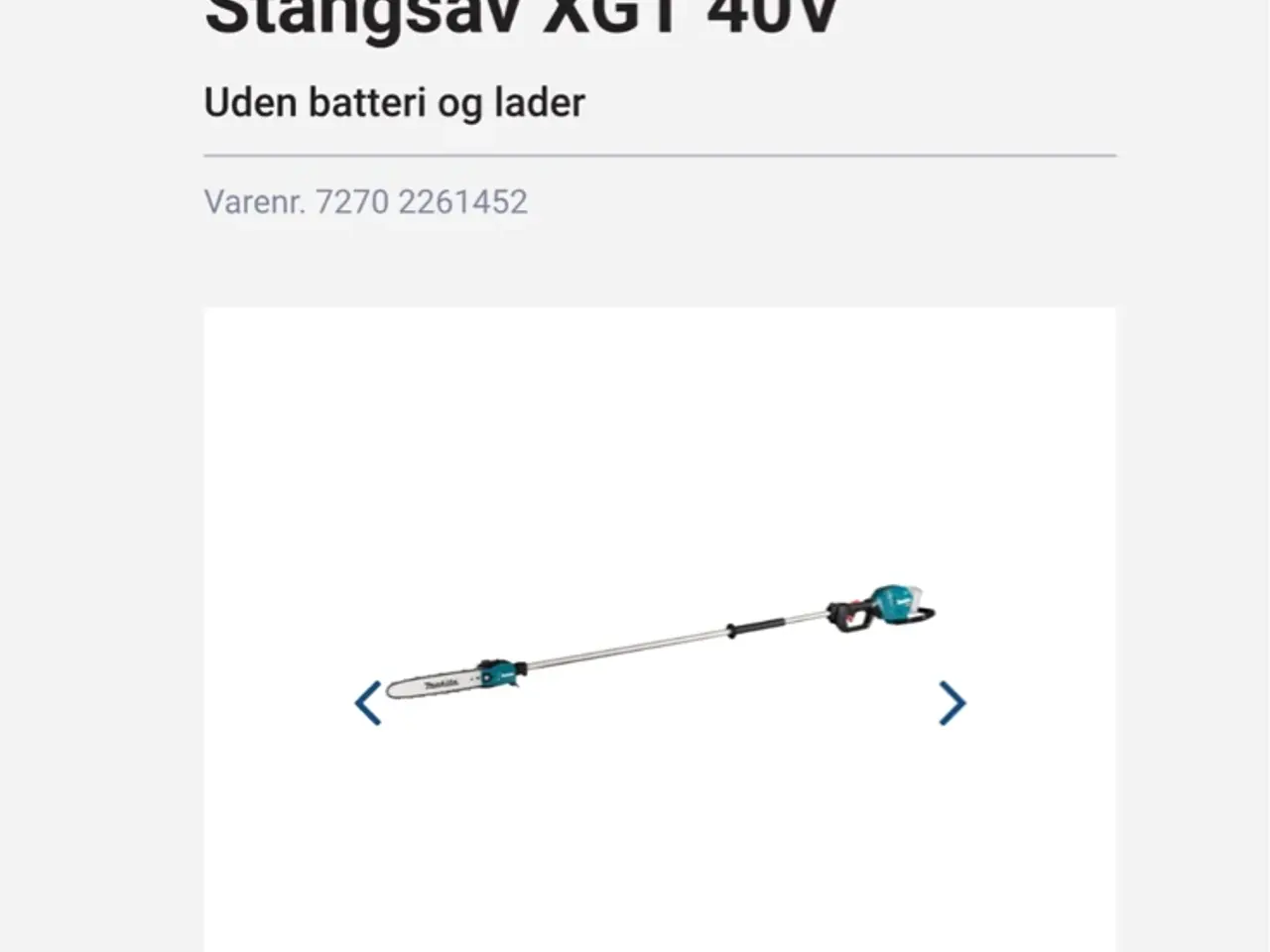 Billede 6 - Stang motorsav 