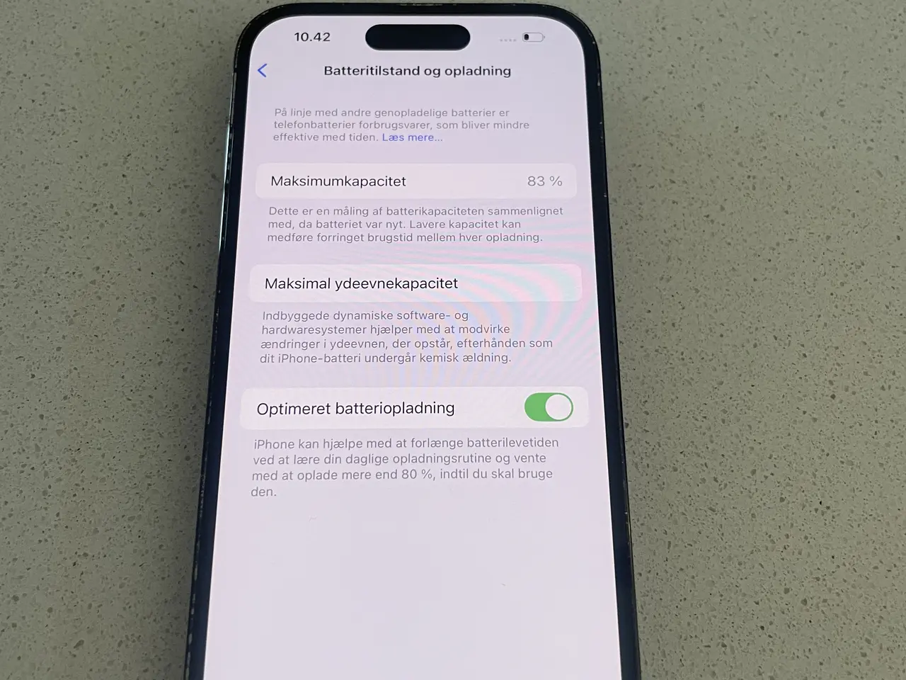 Billede 8 - iPhone 14 Pro 128GB – fin stand + cover medfølger