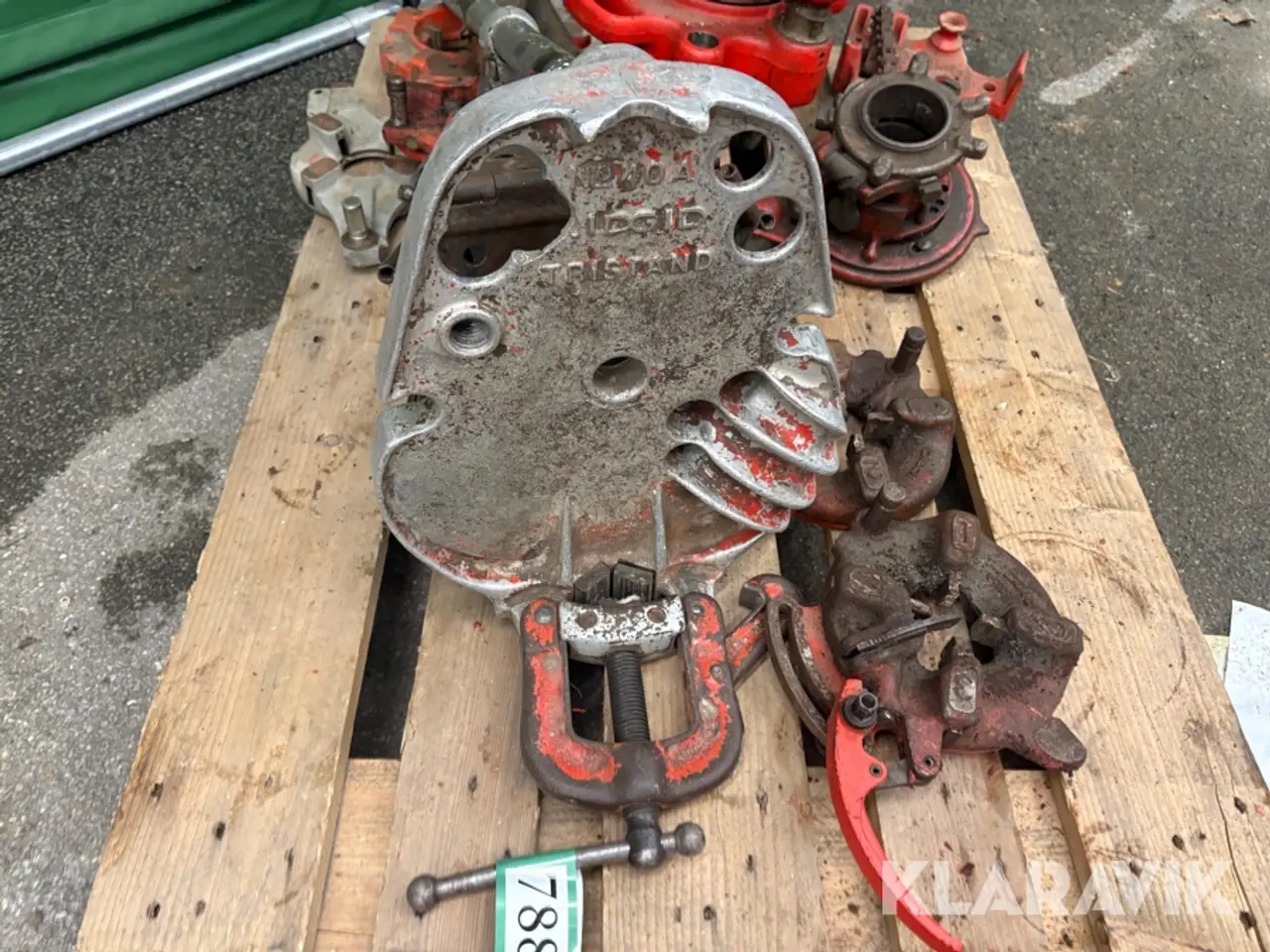 Billede 11 - Værktøj til gevindskæring Ridgid - 1 palle