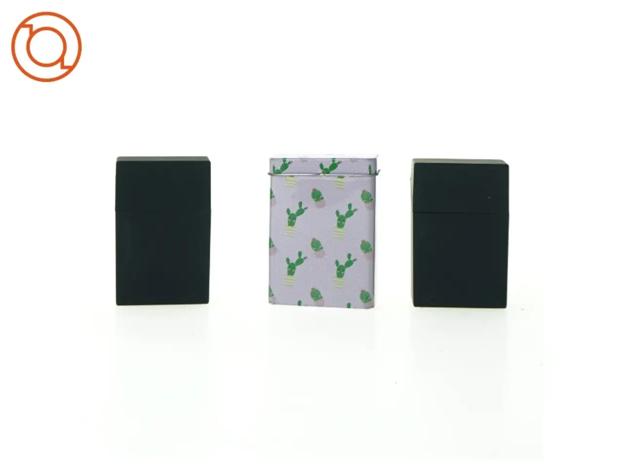 Billede 1 - Tre cigaret etuier (str. 9 x 6 x 3 cm)