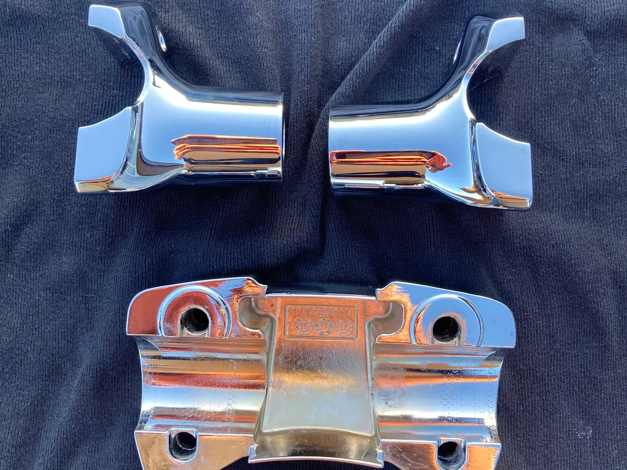 Billede 6 - Harley risers i krom til 1 1/4” - 31,75 mm styr