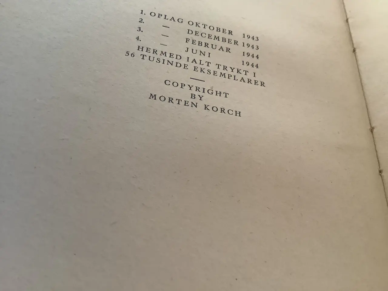 Billede 5 - Morten Korch “ De røde heste” 1944