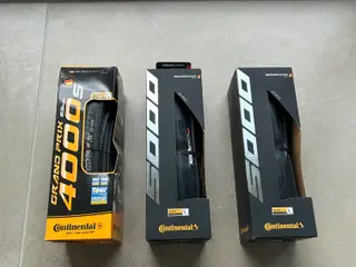 Continental racer dæk GP 5000 + 4000