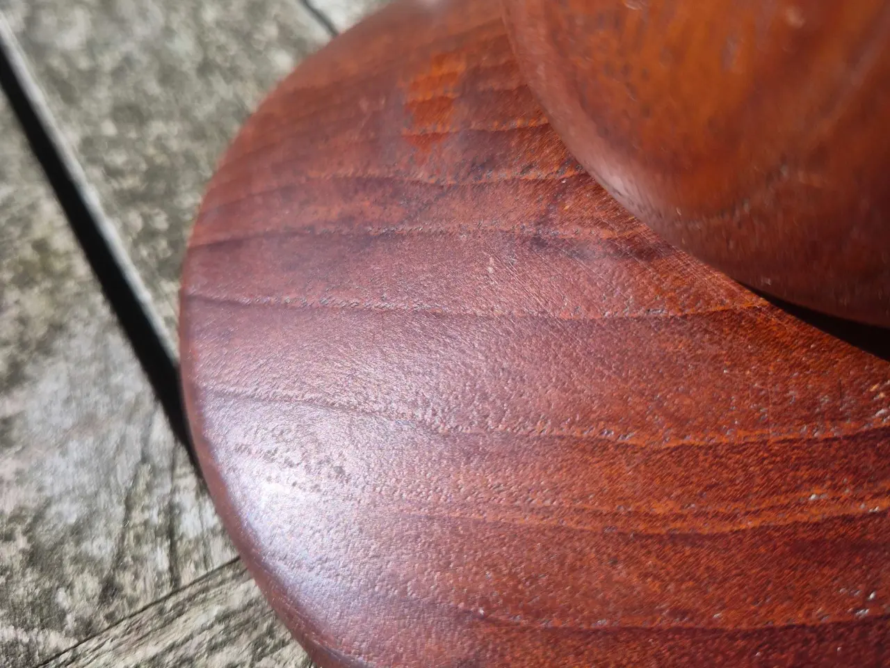 Billede 8 - Elegant bordlampe i teaktræ
