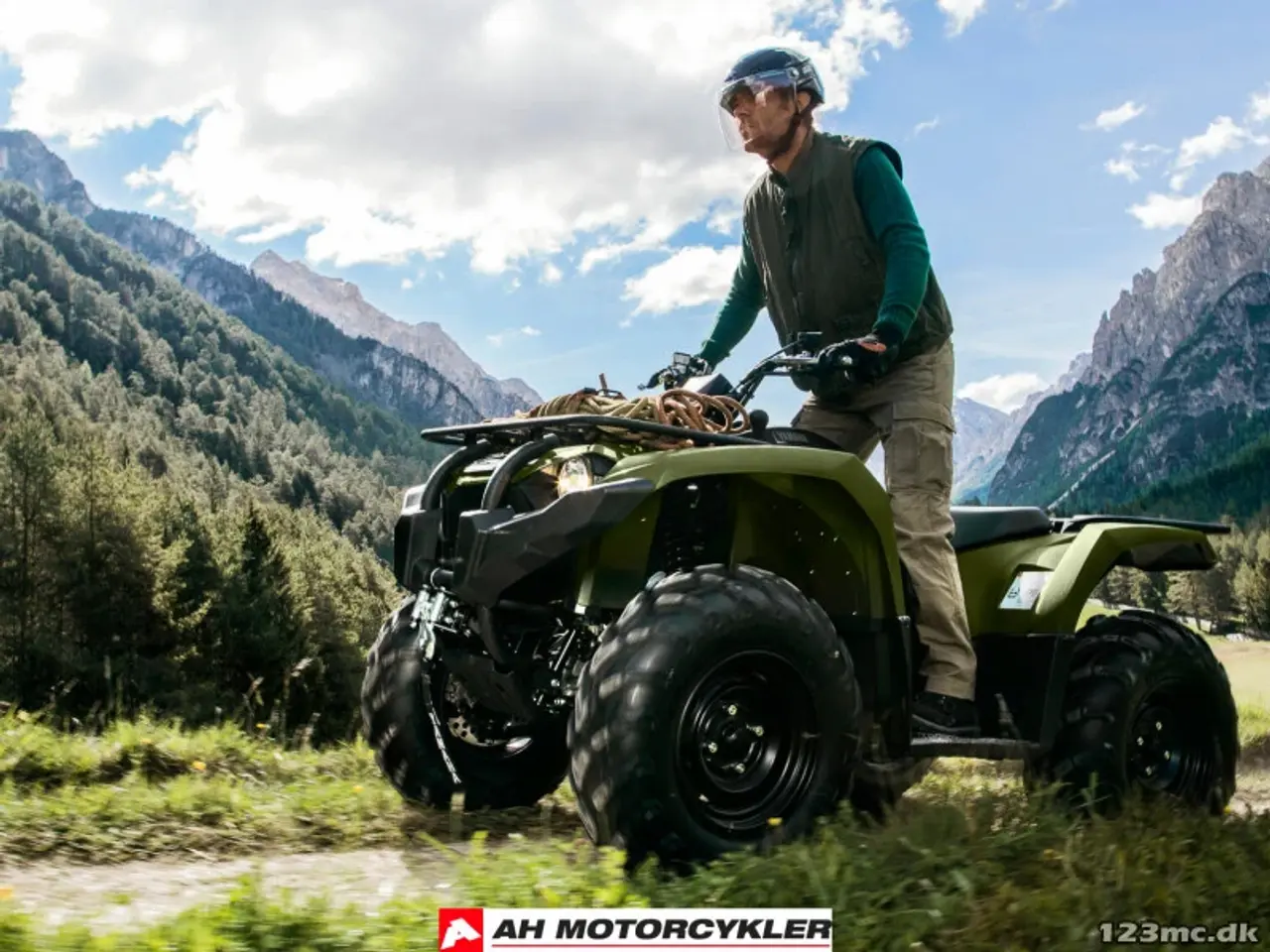 Billede 6 - Yamaha Kodiak 450 IRS Olive Green Traktor