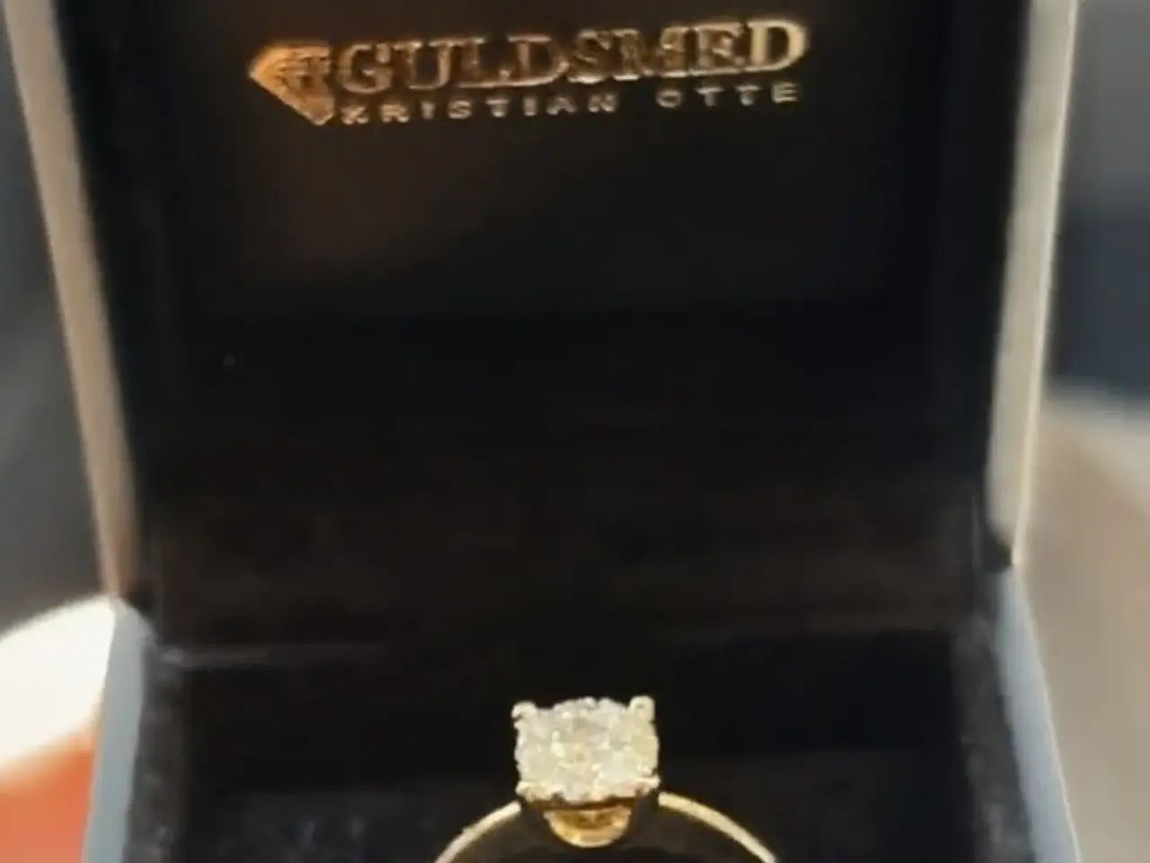 Billede 3 - Flot håndlavet diamant guldring