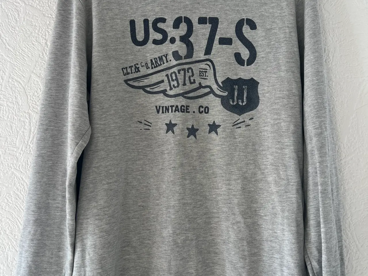 Billede 1 - Grå fra Jack & Jones Vintage Sweatshirt Str. L. 