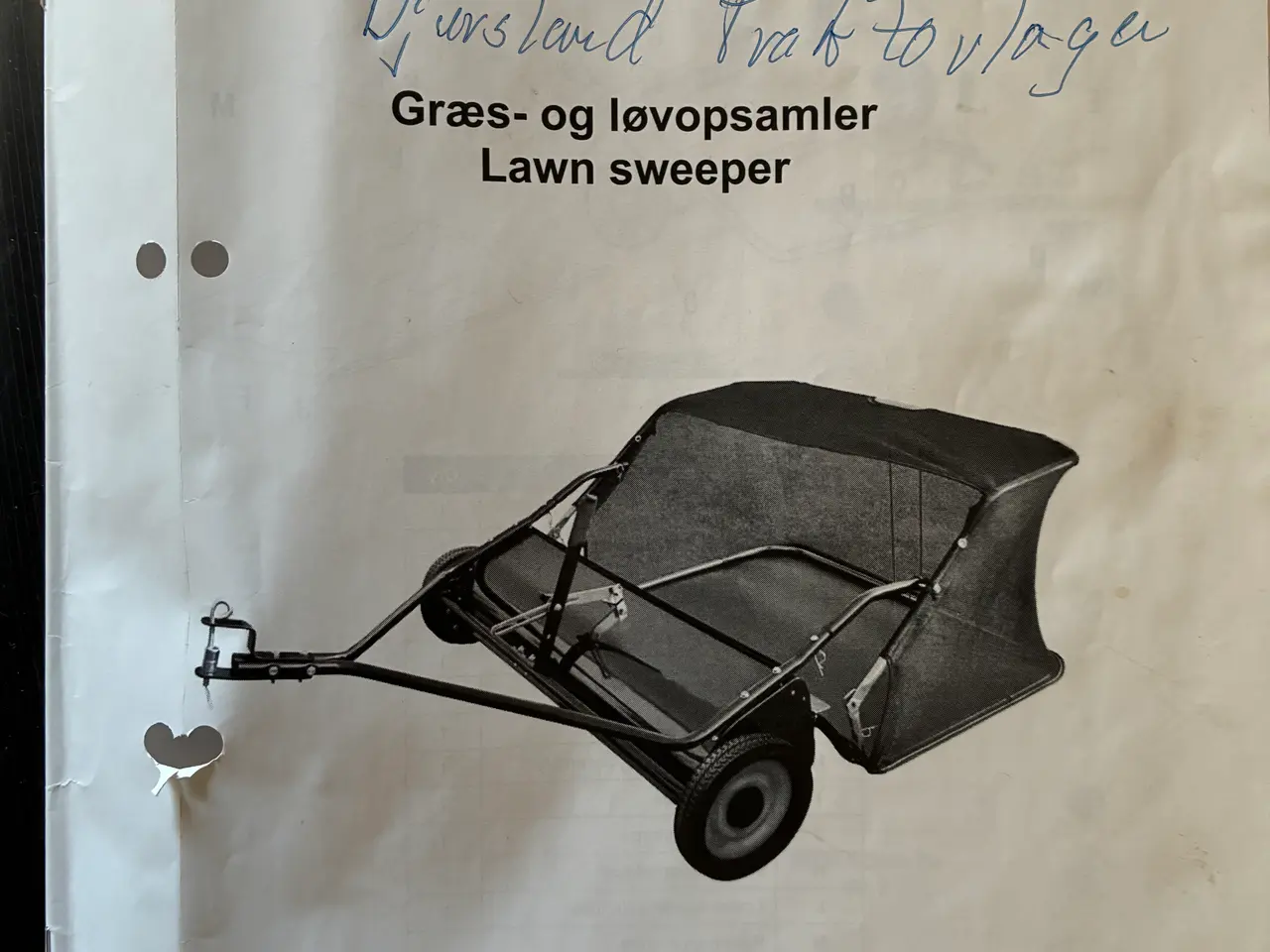 Billede 1 - Texas løv/græs opsamler