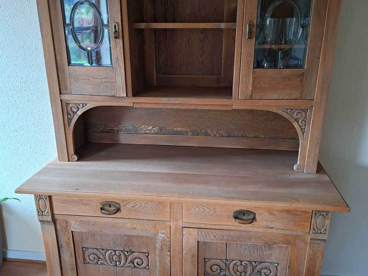 Billede 1 - Gammel Vitrine skab