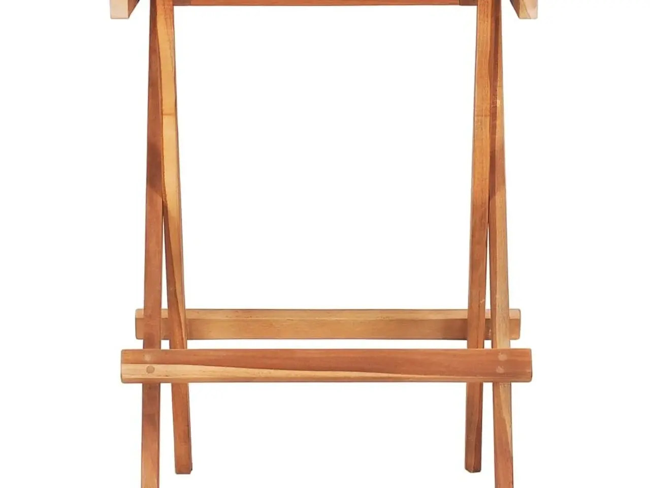 Billede 3 - Foldbart bistrobord 60 × 60 × 65 cm i massivt teaktræ