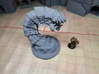 Purple worm miniature