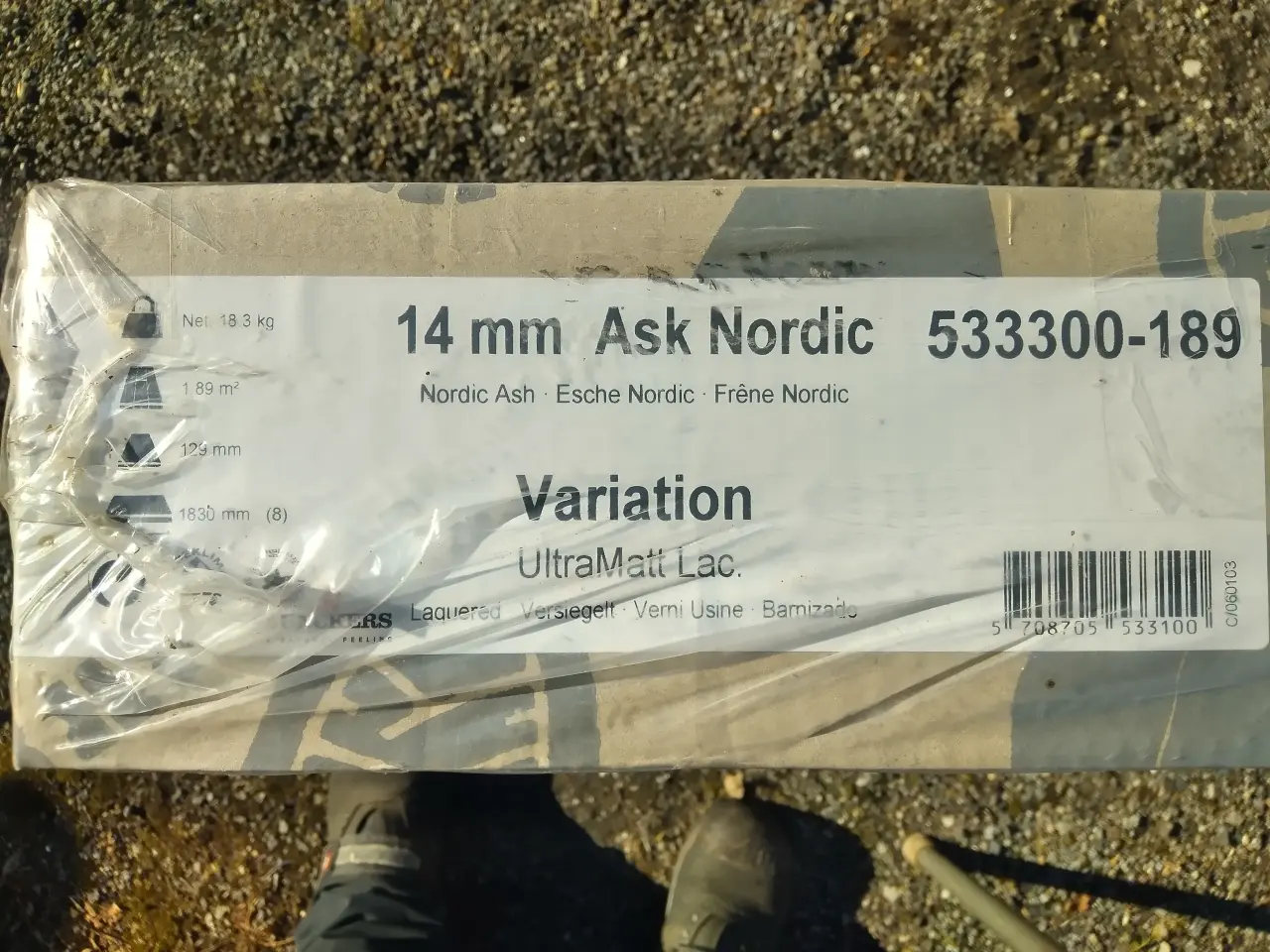 Billede 2 - Junckers 14mm aske parketgulv.