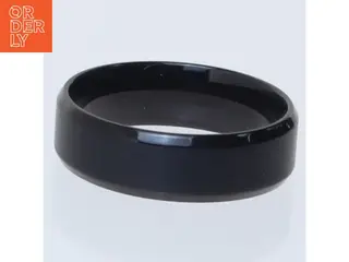 Stor sort ubrugt metal ring (fingerring) (str. 71 mm)