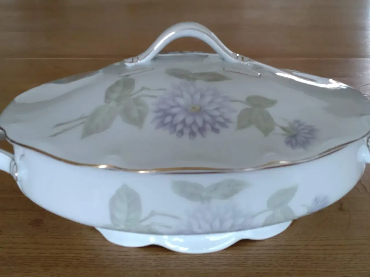 Billede 1 - Antik Oval terrin, KPM Germany