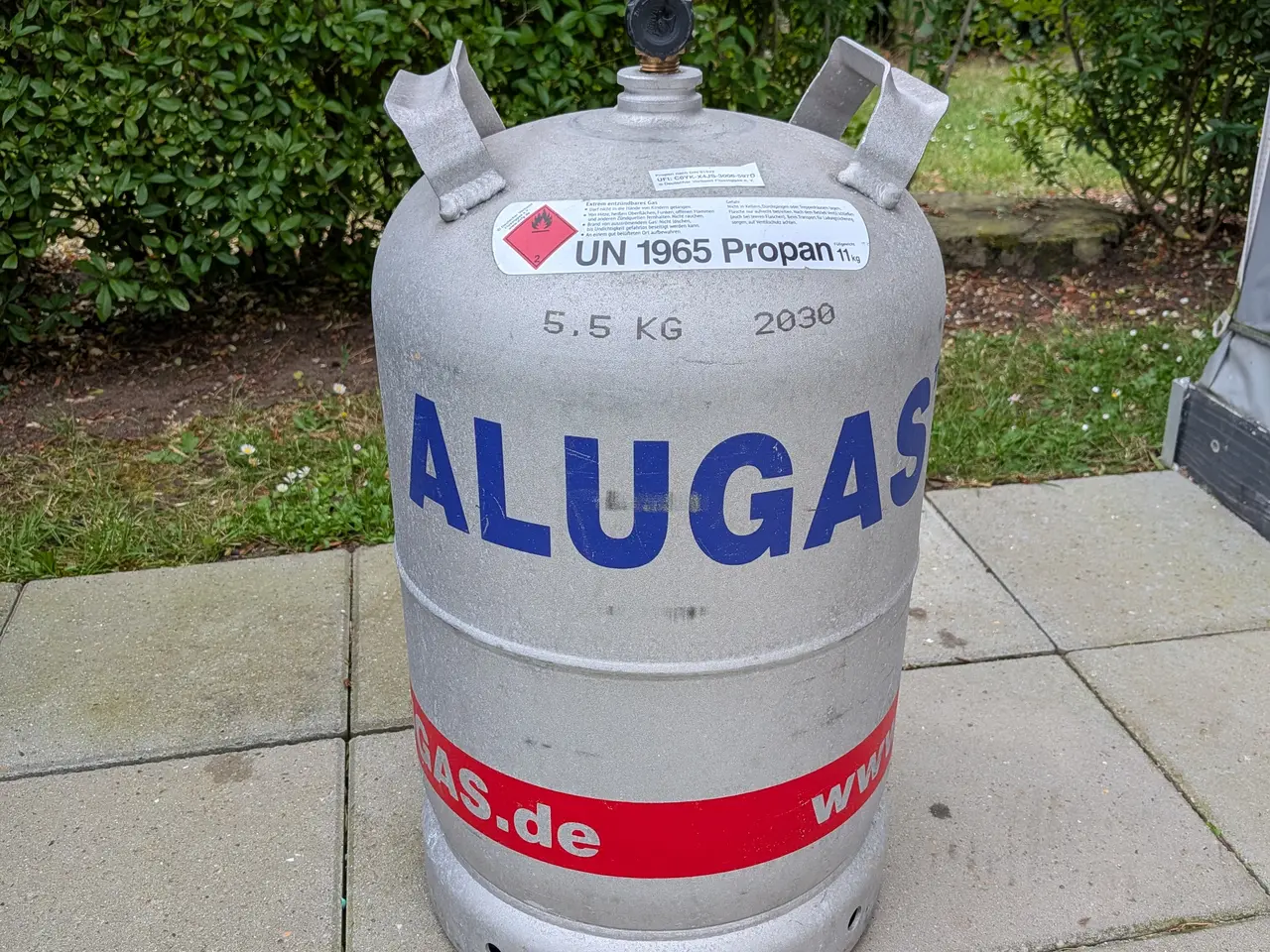 Billede 1 - Gasflaske i Aluminium
