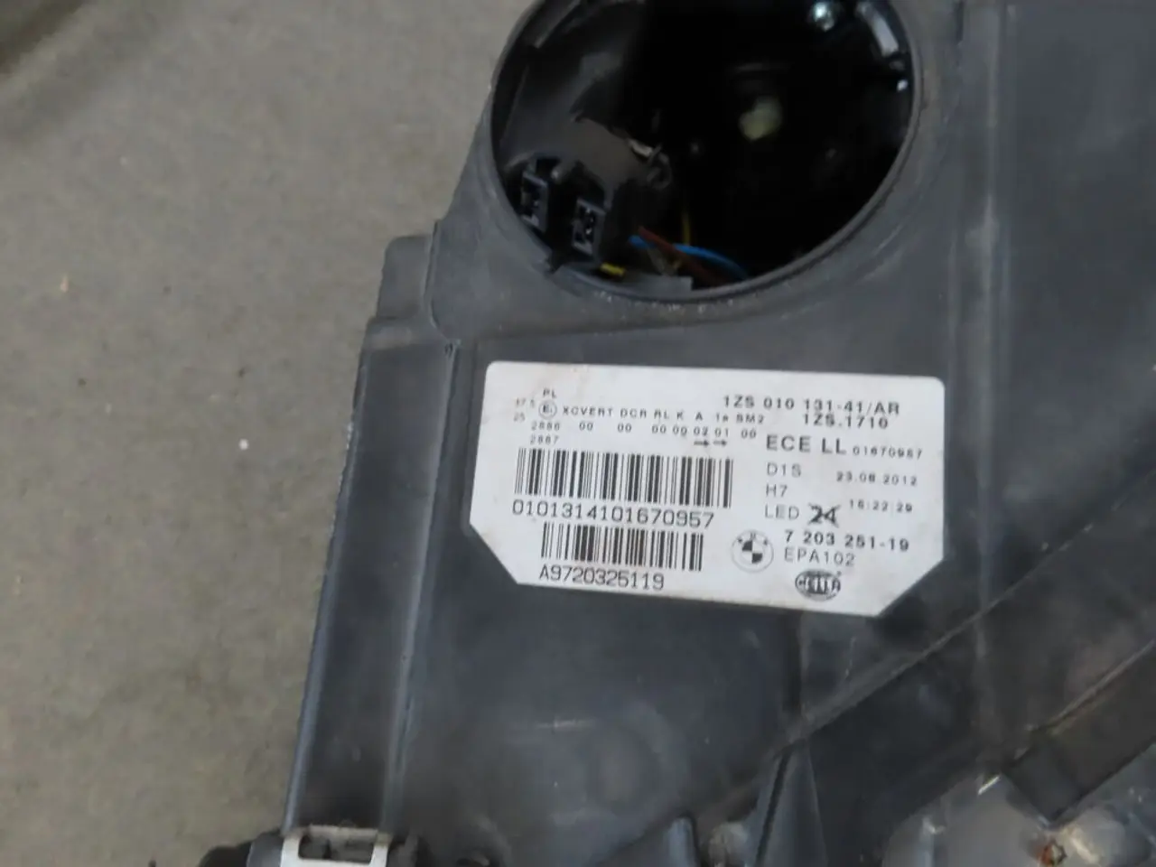 Billede 3 - Forlygte BMW 7 203 251-19