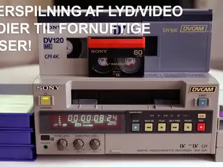 Professionel overspilning af lyd/video medier