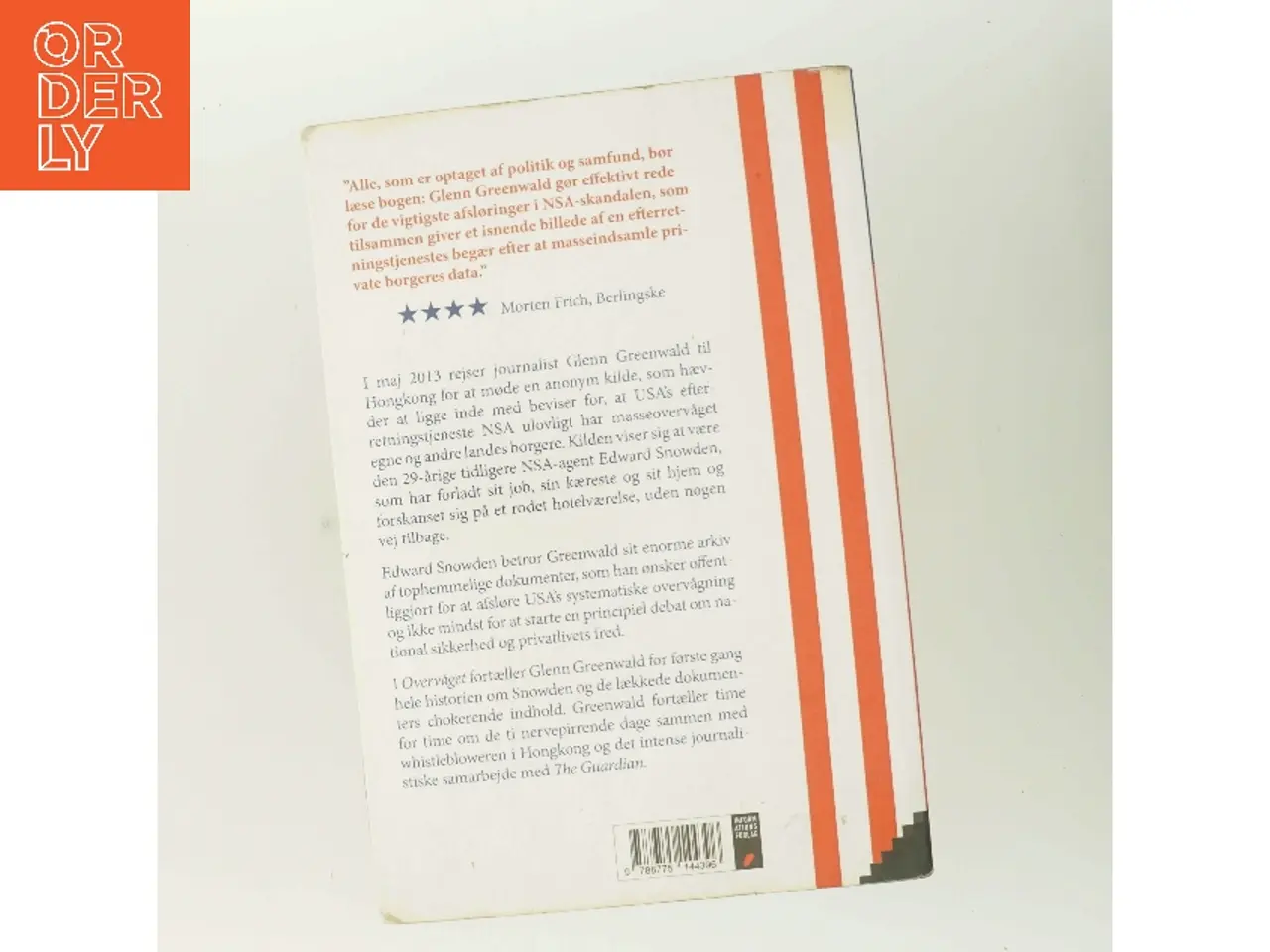 Billede 3 - Overvåget : en insiderberetning om Edward Snowden, NSA og den amerikanske overvågningsstat af Glenn Greenwald (Bog)
