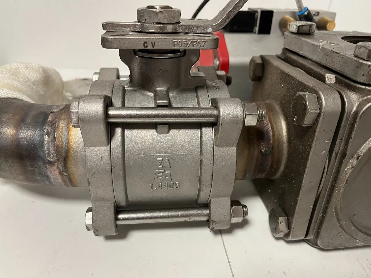 Billede 6 - END-Armaturen ZD311567 DN50 Ball ventil Pneumatic