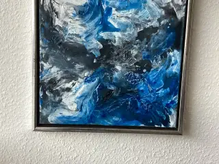 Akryl maleri. 