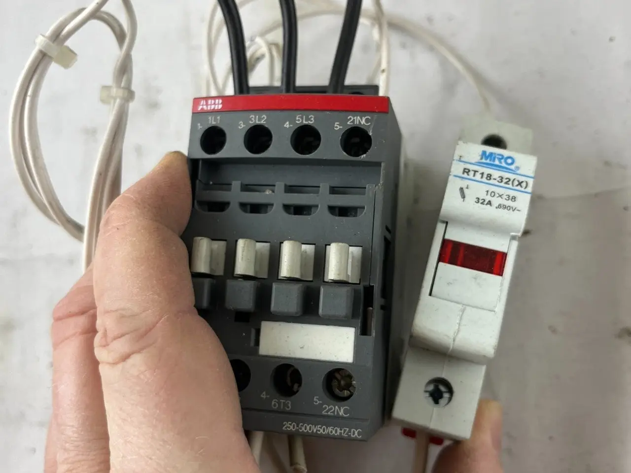 Billede 7 - ABB AF12-30-01-14 kontaktor 12A 3P 250–500V AC/DC