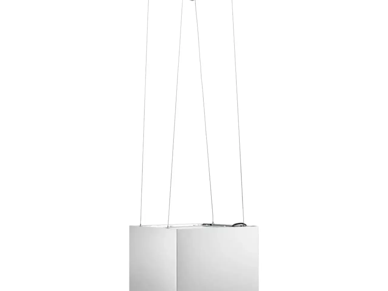 Billede 4 - Hængende ø-emhætte med touchsensor LCD 37 cm rustfrit stål