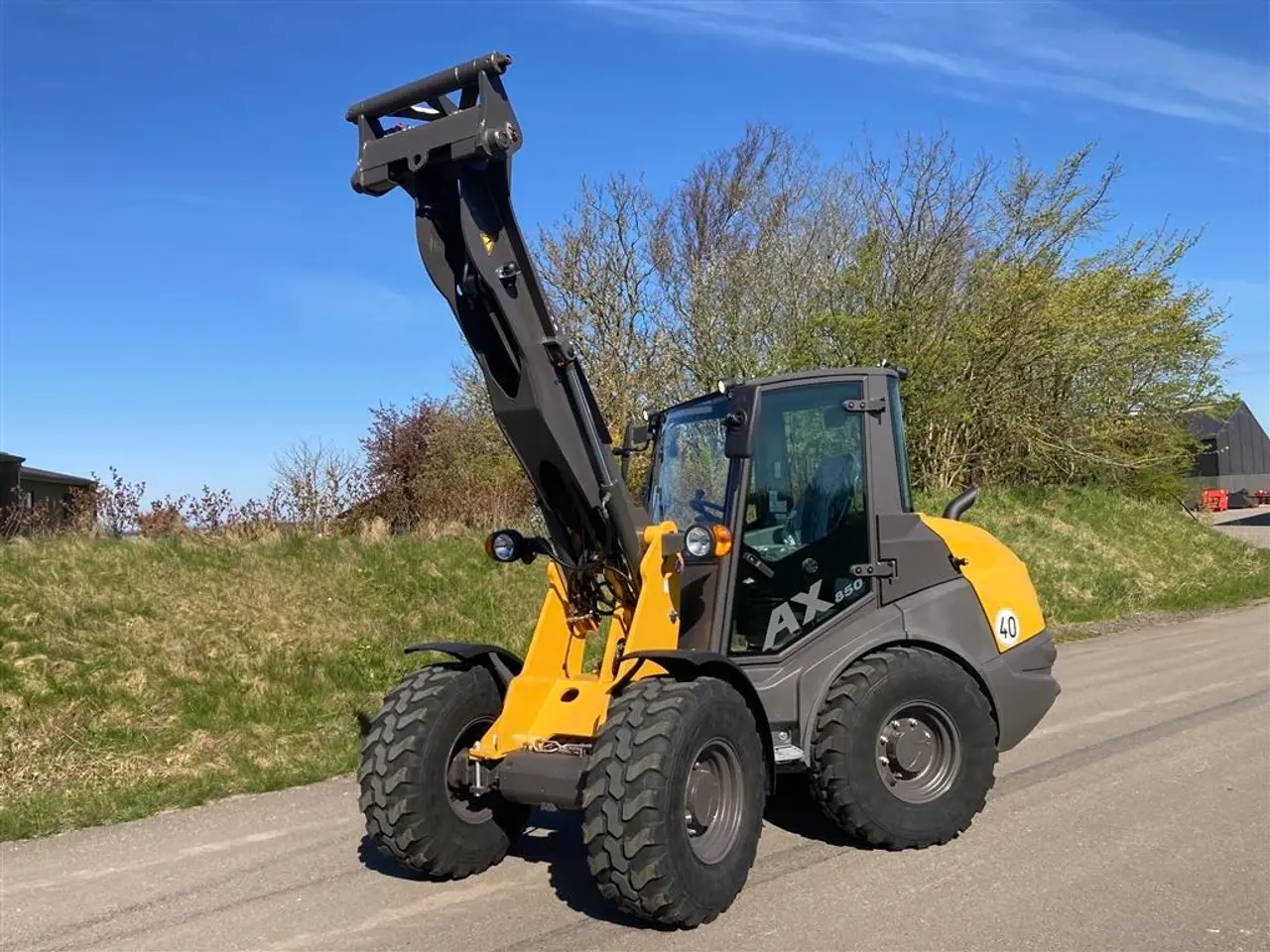 Billede 4 - Mecalac AX 850 Monobom med hydraulisk hurtigskift