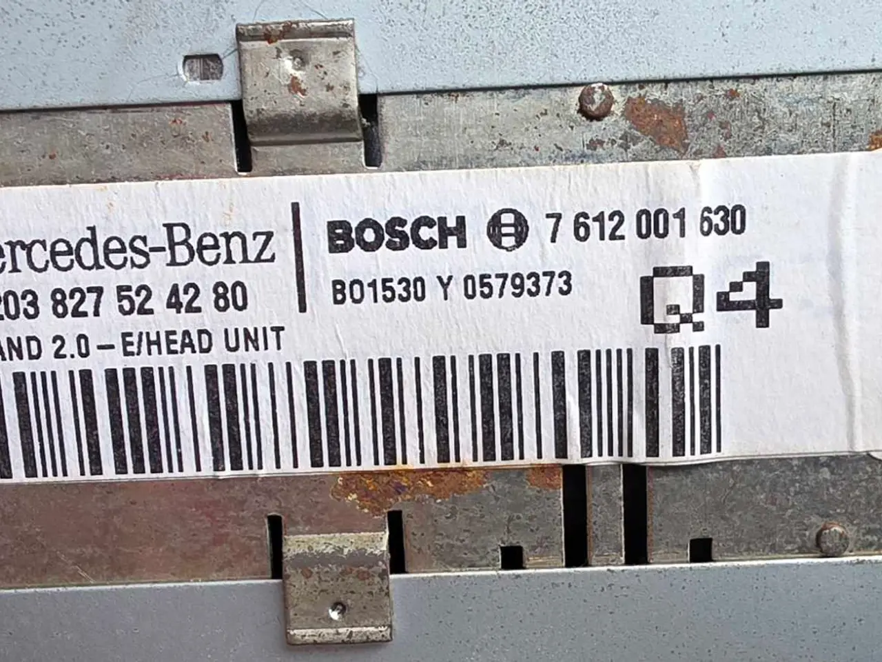 Billede 4 - Org. Mercedes W203 Comand 2.0 Navigation Radio CD