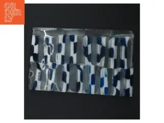 Glasplade med mønster (str. 19x12 cm)
