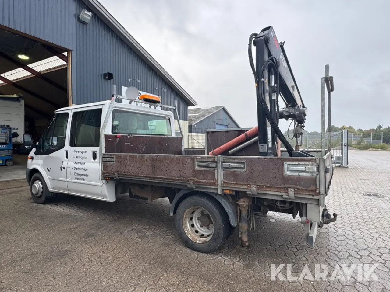 Billede 4 - Ladbil Ford Transit D. KA 2,4 TDCI DPF. med HIAB kran